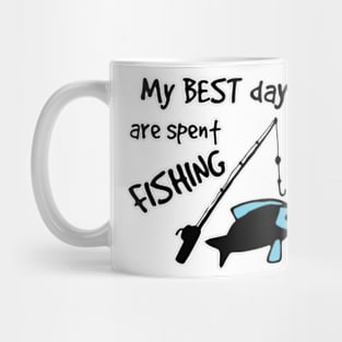 Best Days Spent Fishing Mug